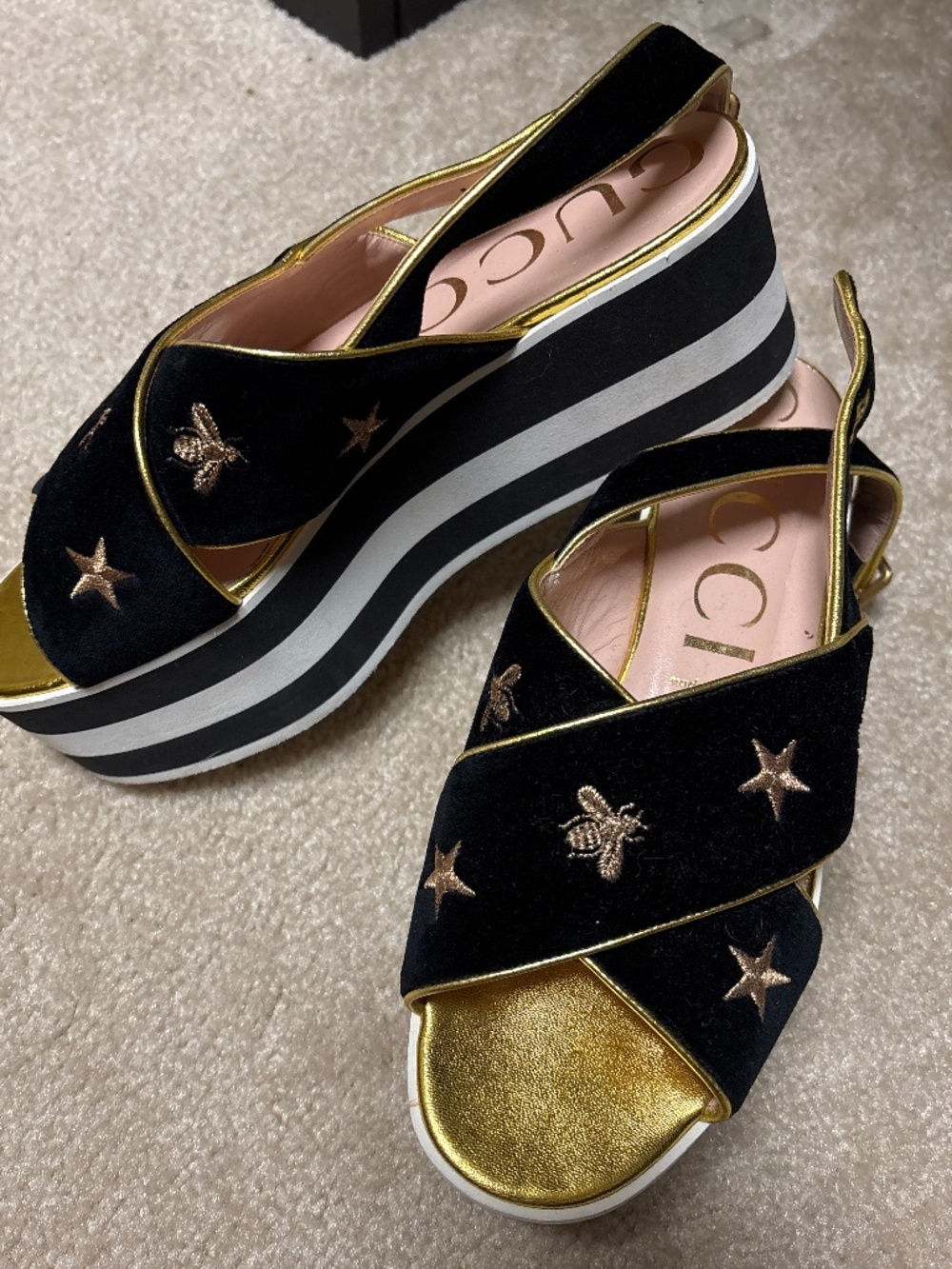 Bumblebee Gucci Sandals
